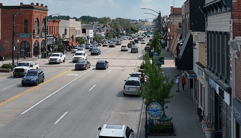 Downtown Rochester Photo From Drone